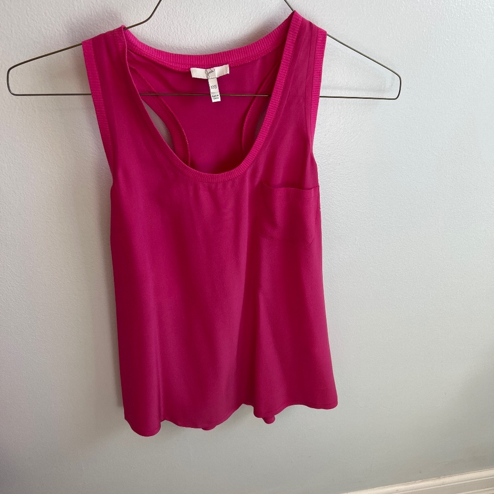 Silk joie tank top
